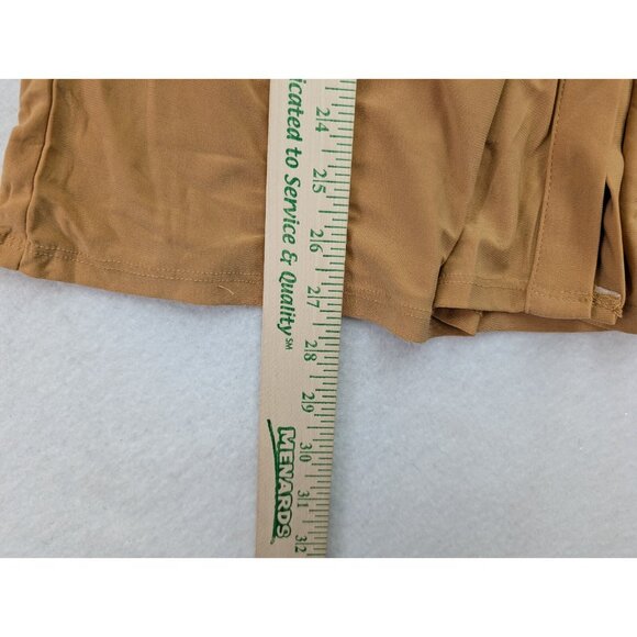 NY Collection Woen's Top Size 2X Gold 3/4 Sleeve Stretch Knit Button-Up - Picture 9 of 13